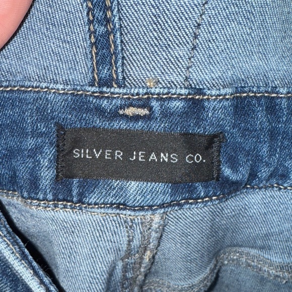 Silver Jeans Women's Blue Denim Overalls - Picture 2 of 11